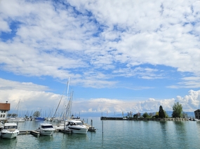 罗曼斯霍恩港口帆船图片